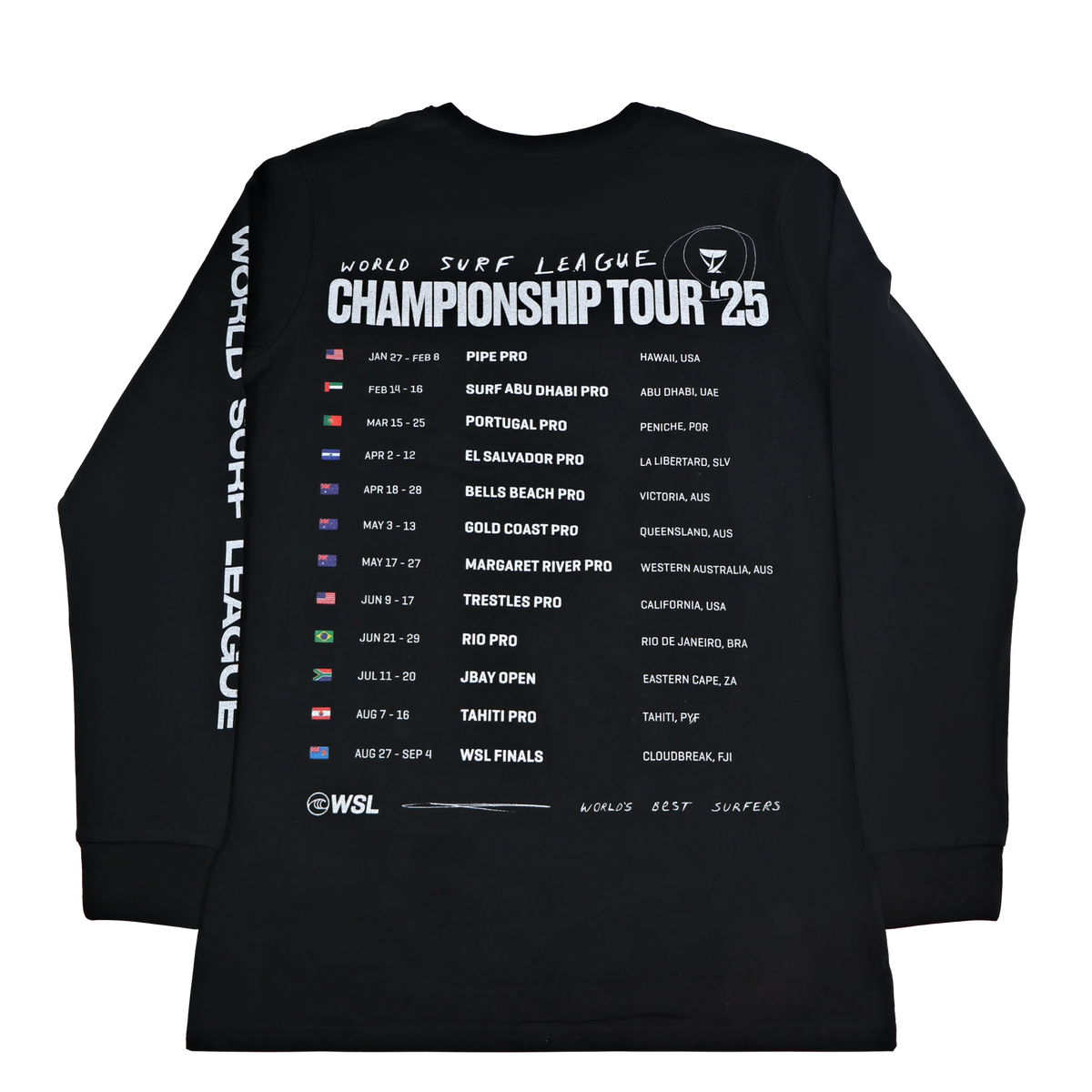 2025 CT Long Sleeve Tee – World Surf League