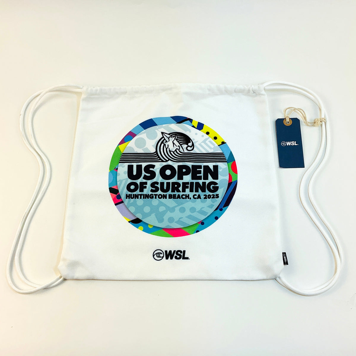 U.S. Open Tennis 2023 Tie Dye Cinch Bag US Open Collection Cinch Bag - Black/Yellow main image 2