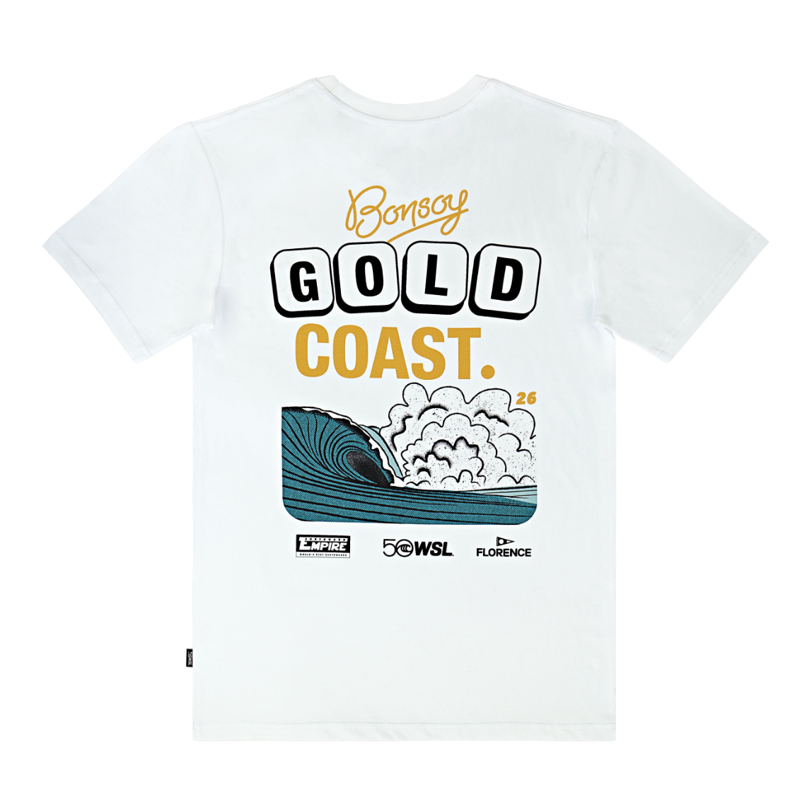 2026 Bonsoy Gold Coast Pro Goldy Tee - Mens