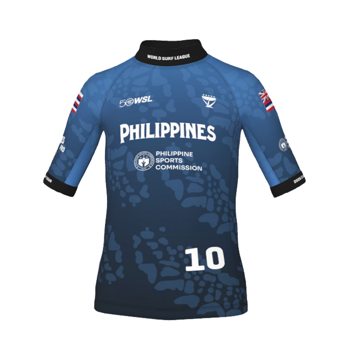 Carissa Moore Official Comp Jersey - 2026 Philippines Pro - Youth - Blue Front