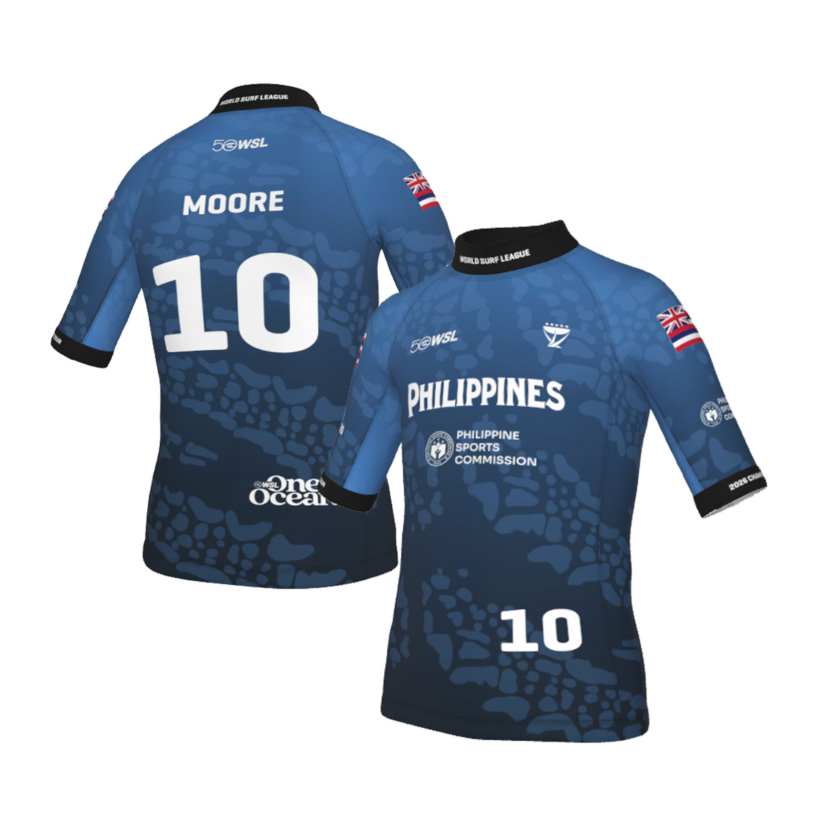 Carissa Moore Official Comp Jersey - 2026 Philippines Pro - Youth - Blue