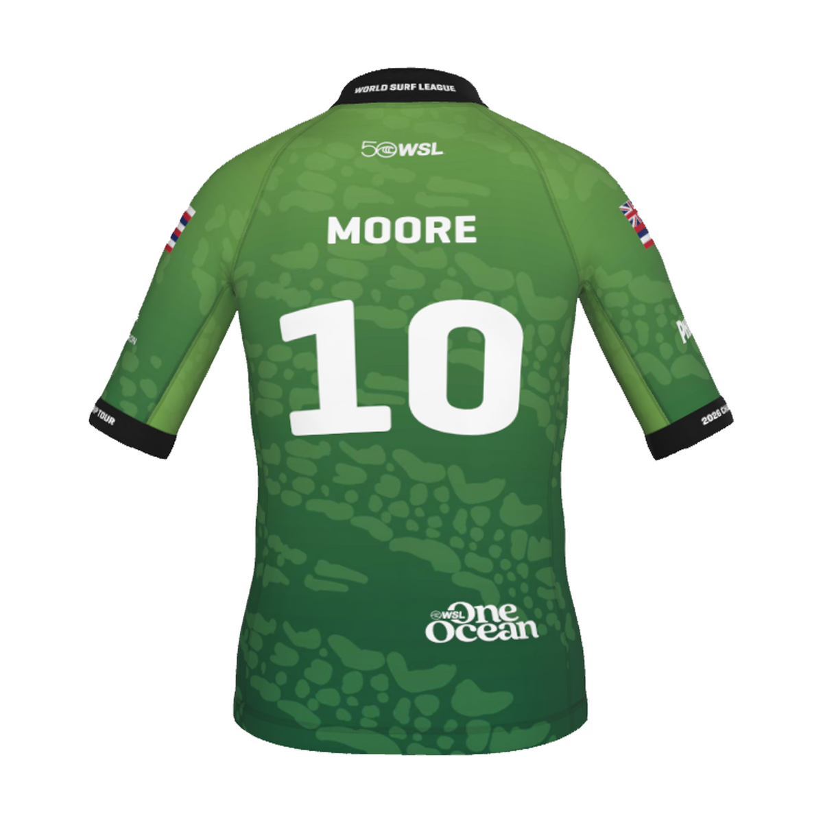 Carissa Moore Official Comp Jersey - 2026 Philippines Pro - Youth - Green Back