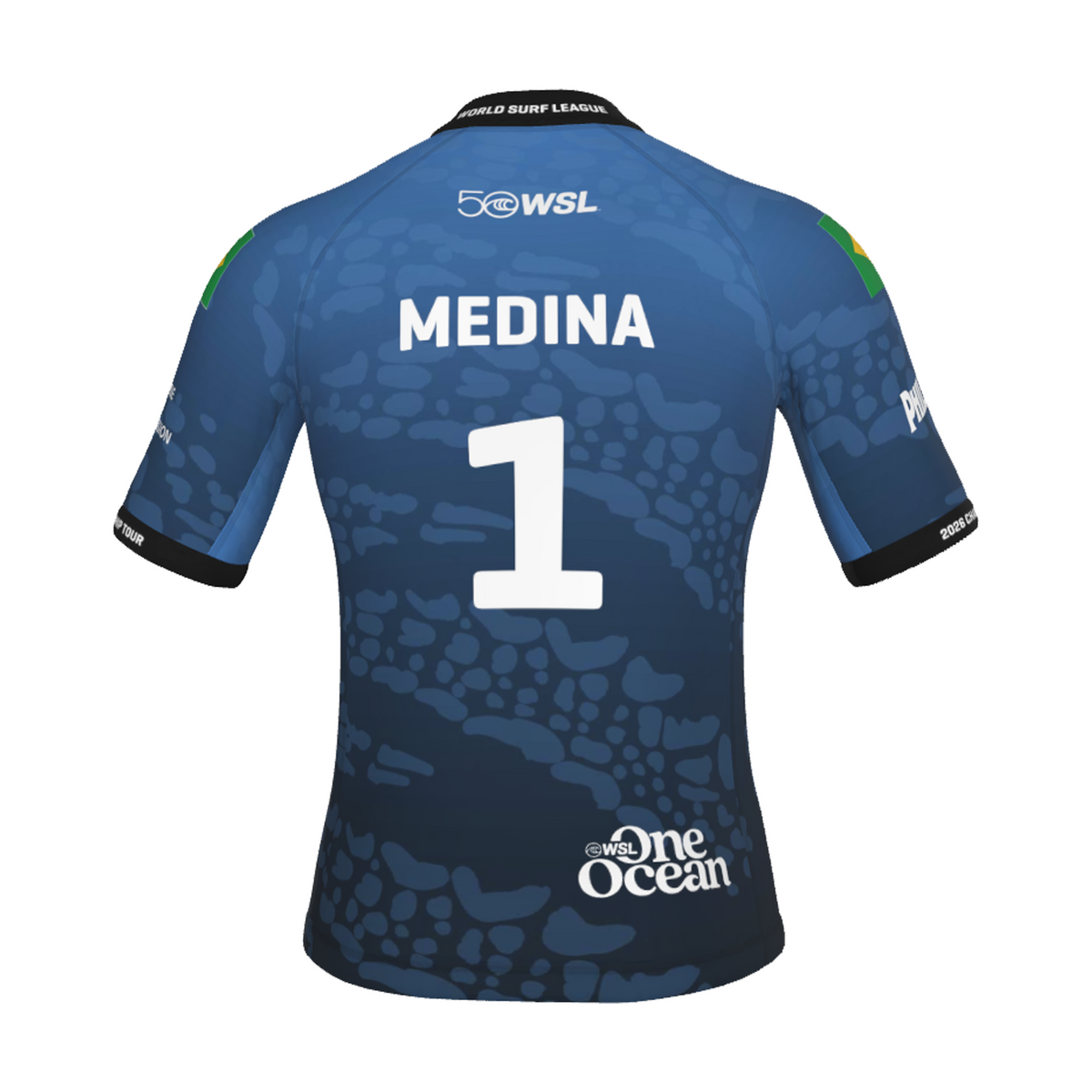 Gabriel Medina Official Comp Jersey - 2026 Philippines Pro - Blue Back