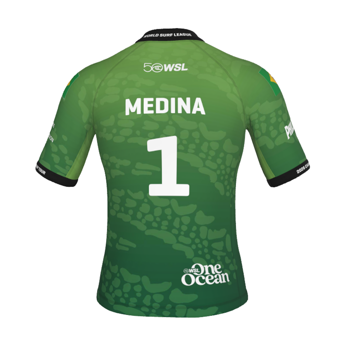 Gabriel Medina Official Comp Jersey - 2026 Philippines Pro - Green Back