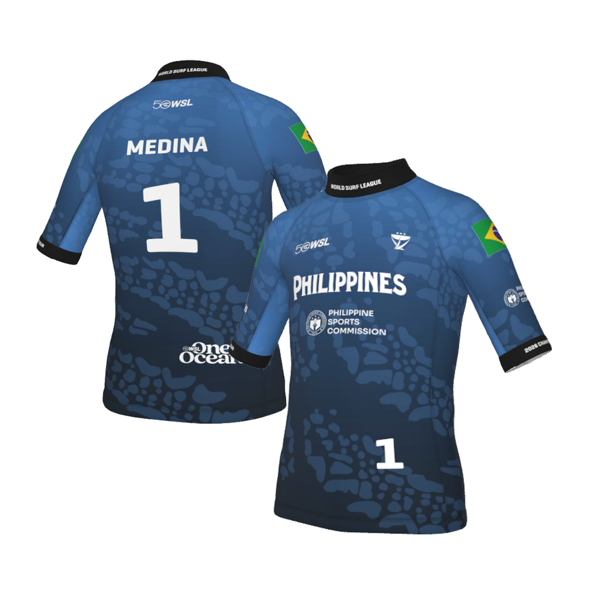 Gabriel Medina Official Comp Jersey - 2026 Philippines Pro - Youth - Blue