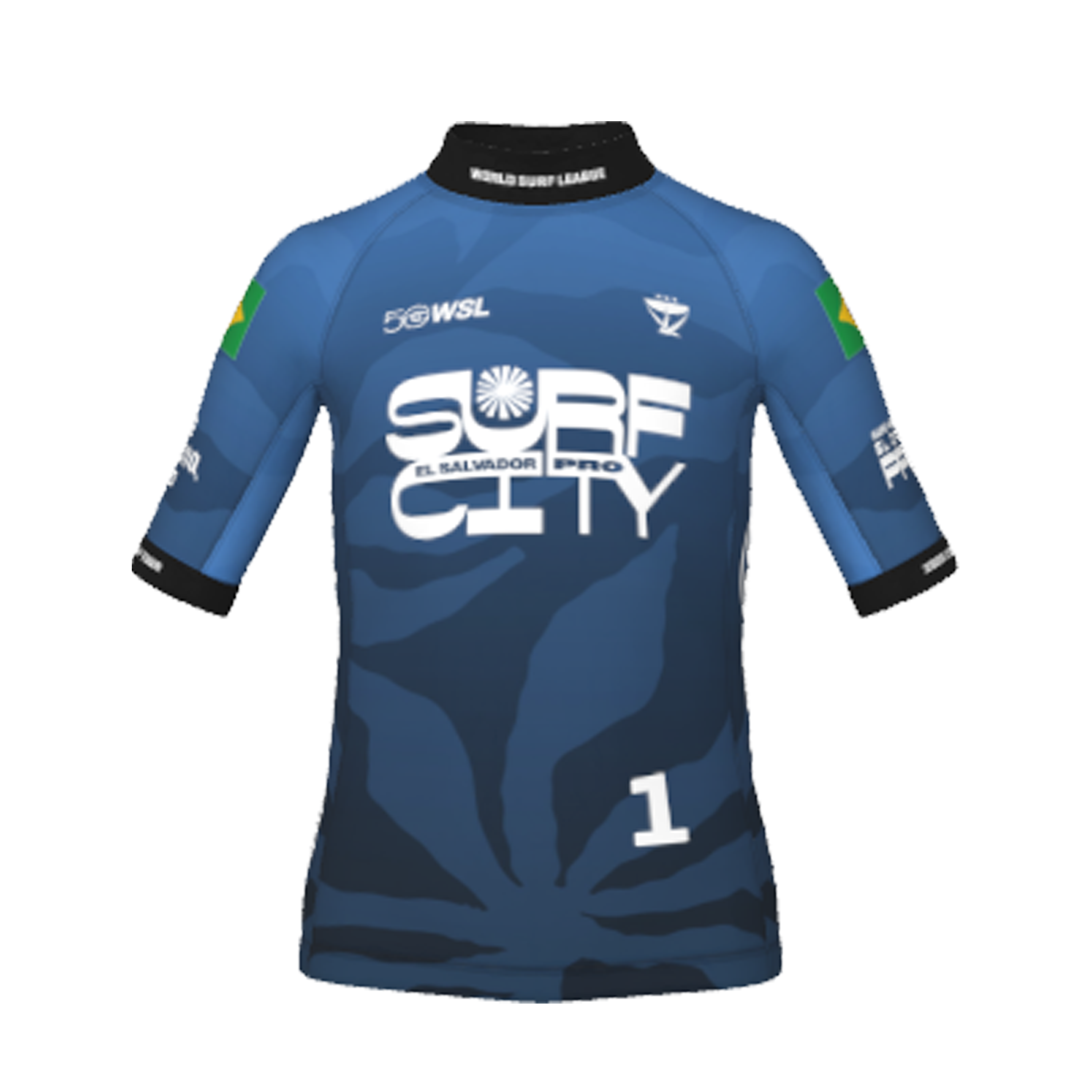 Gabriel Medina Official Jersey 2026 El Salvador Pro Youth - Front View - Blue