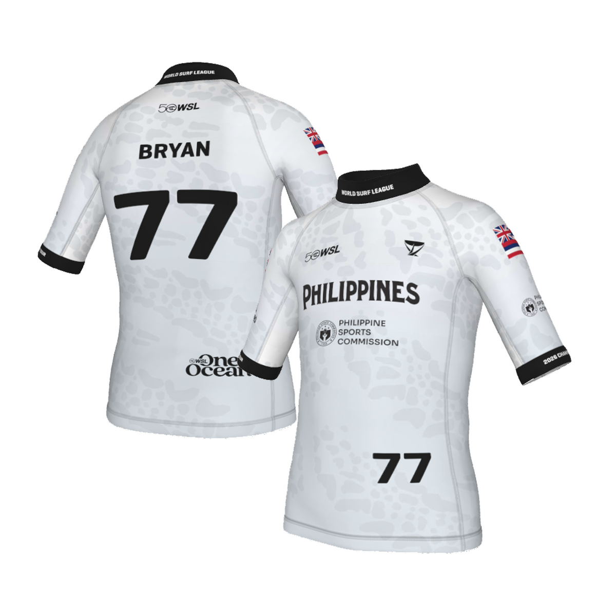 Gabriela Bryan Official Comp Jersey - 2026 Philippines Pro - Youth - White