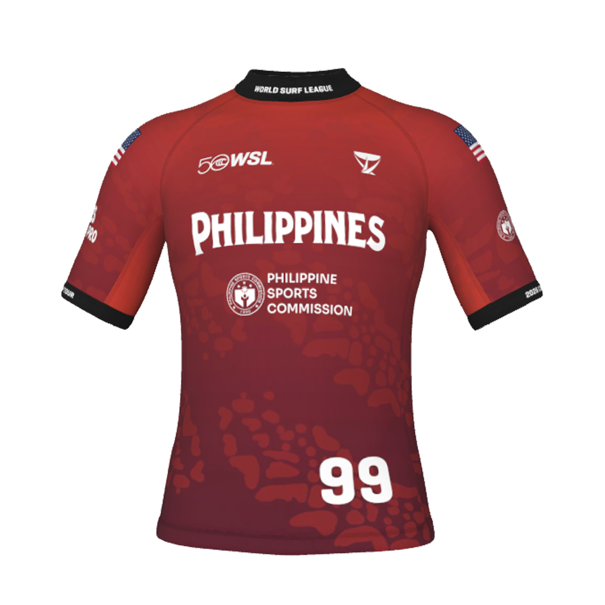 Griffin Colapinto Official Comp Jersey - 2026 Philippines Pro - Red Front