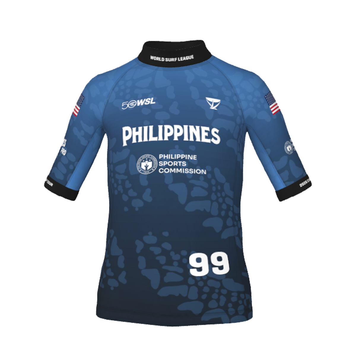 Griffin Colapinto Official Comp Jersey - 2026 Philippines Pro - Youth - Blue Front