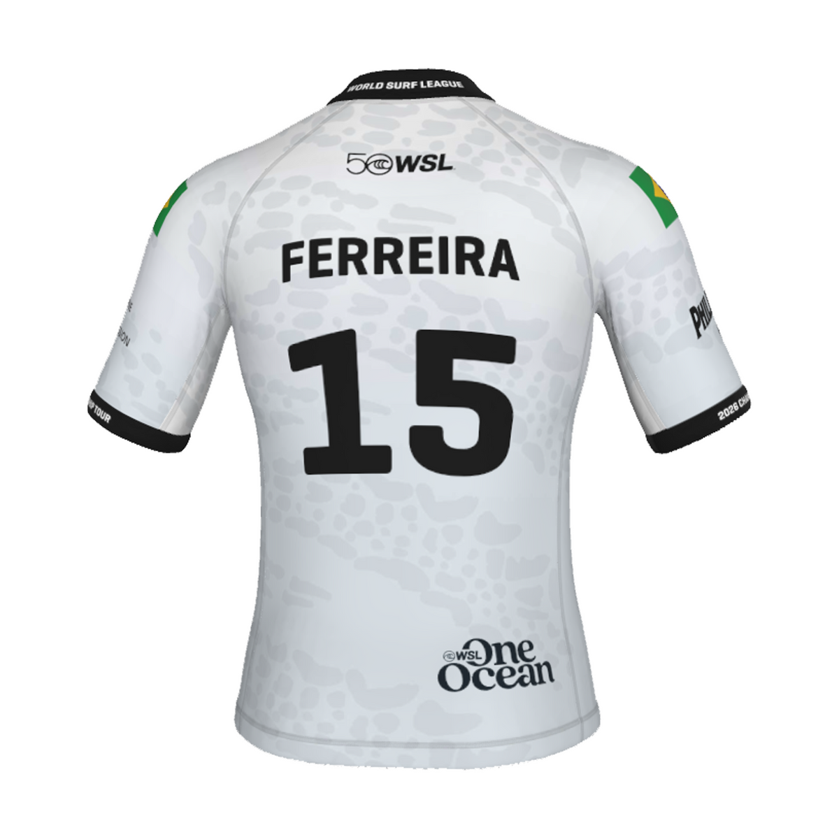 Italo Ferreira Official Comp Jersey - 2026 Philippines Pro - White Back