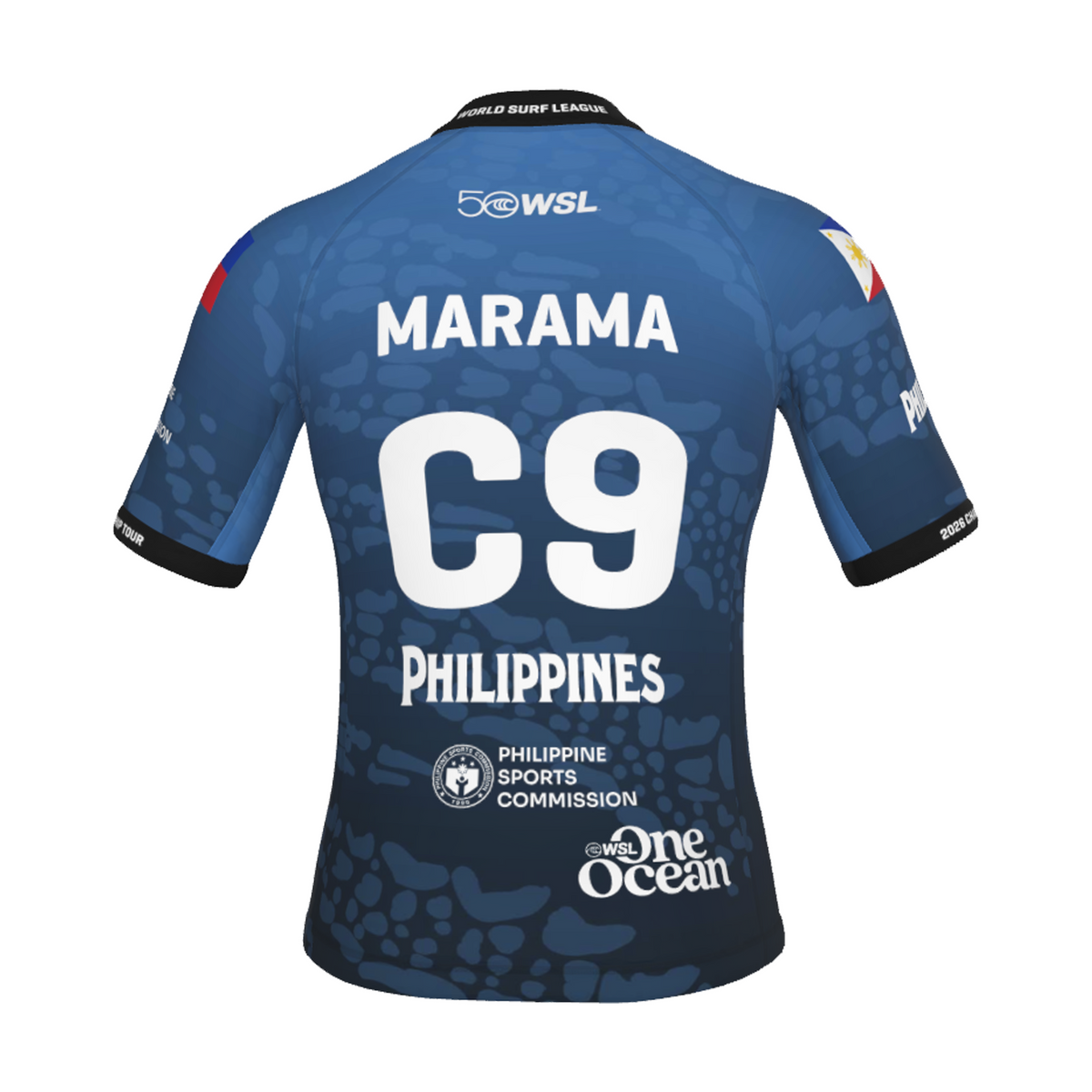 John Mark "Marama" Tokong Official Comp Jersey - 2026 Philippines Pro - Blue Back