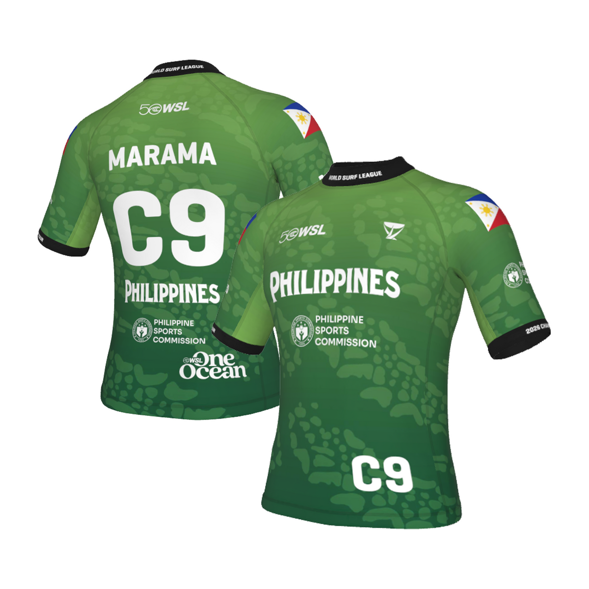 John Mark "Marama" Tokong Official Comp Jersey - 2026 Philippines Pro - Green