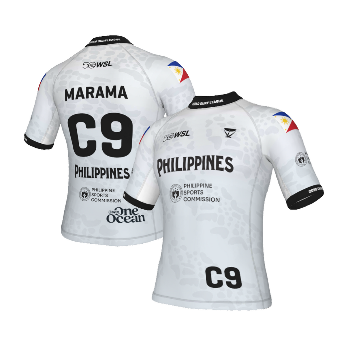 John Mark "Marama" Tokong Official Comp Jersey - 2026 Philippines Pro - White
