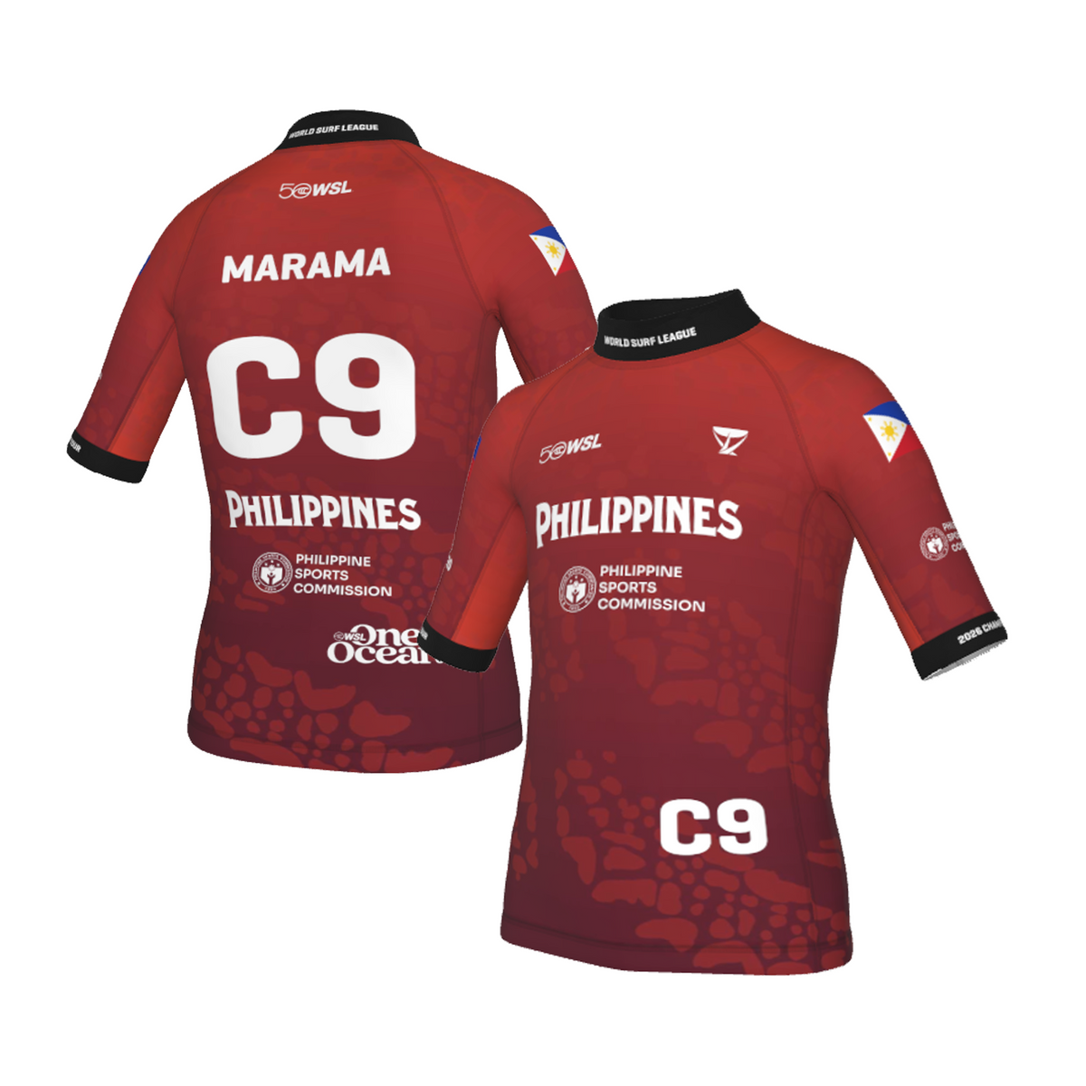 John Mark "Marama" Tokong Official Comp Jersey - 2026 Philippines Pro - Youth - Red