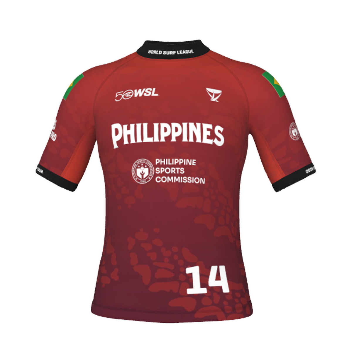 Miguel Pupo Official Comp Jersey - 2026 Philippines Pro - Red Front