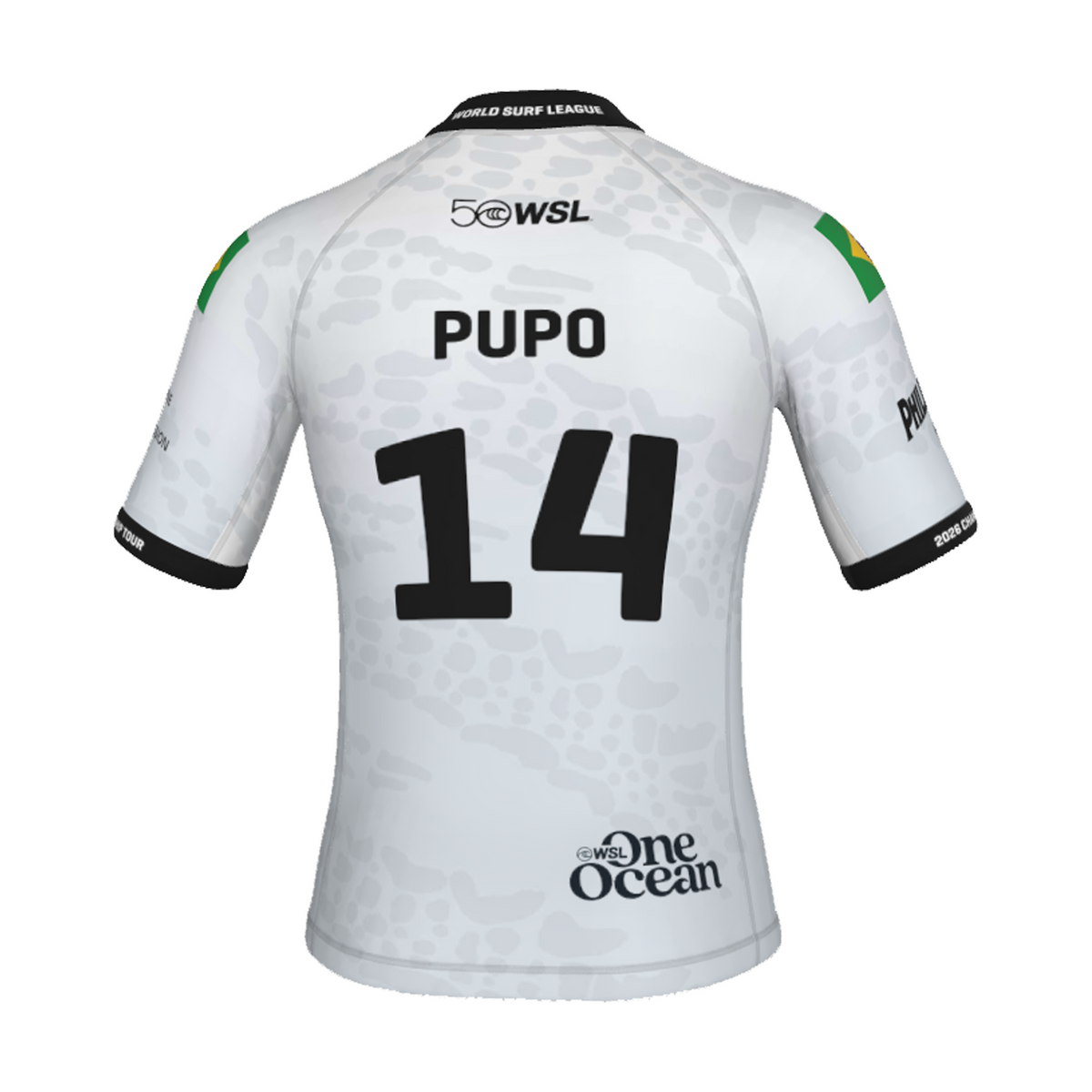Miguel Pupo Official Comp Jersey - 2026 Philippines Pro - White Back