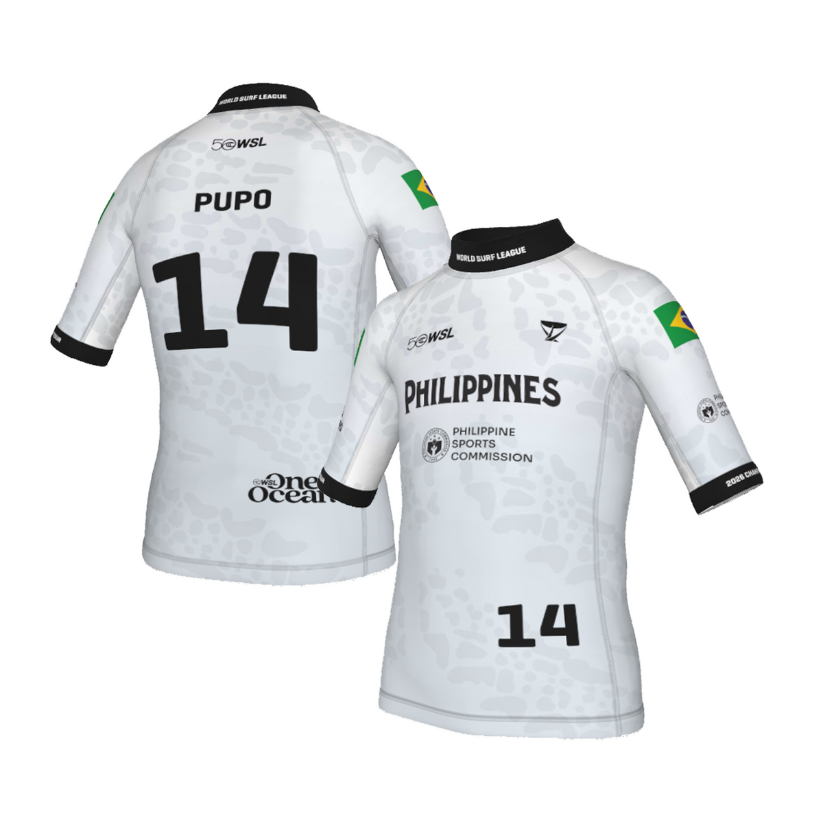 Miguel Pupo Official Comp Jersey - 2026 Philippines Pro - Youth - White