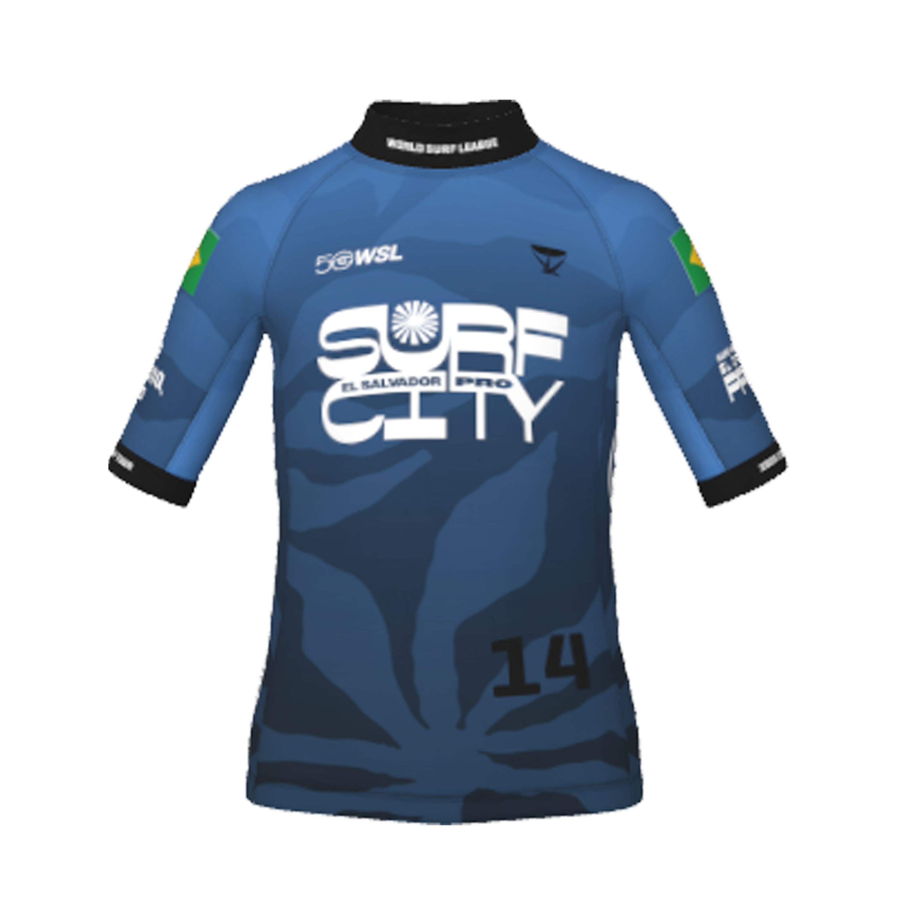 Miguel Pupo Official Jersey - 2026 El Salvador Pro - Youth - Front View - Blue