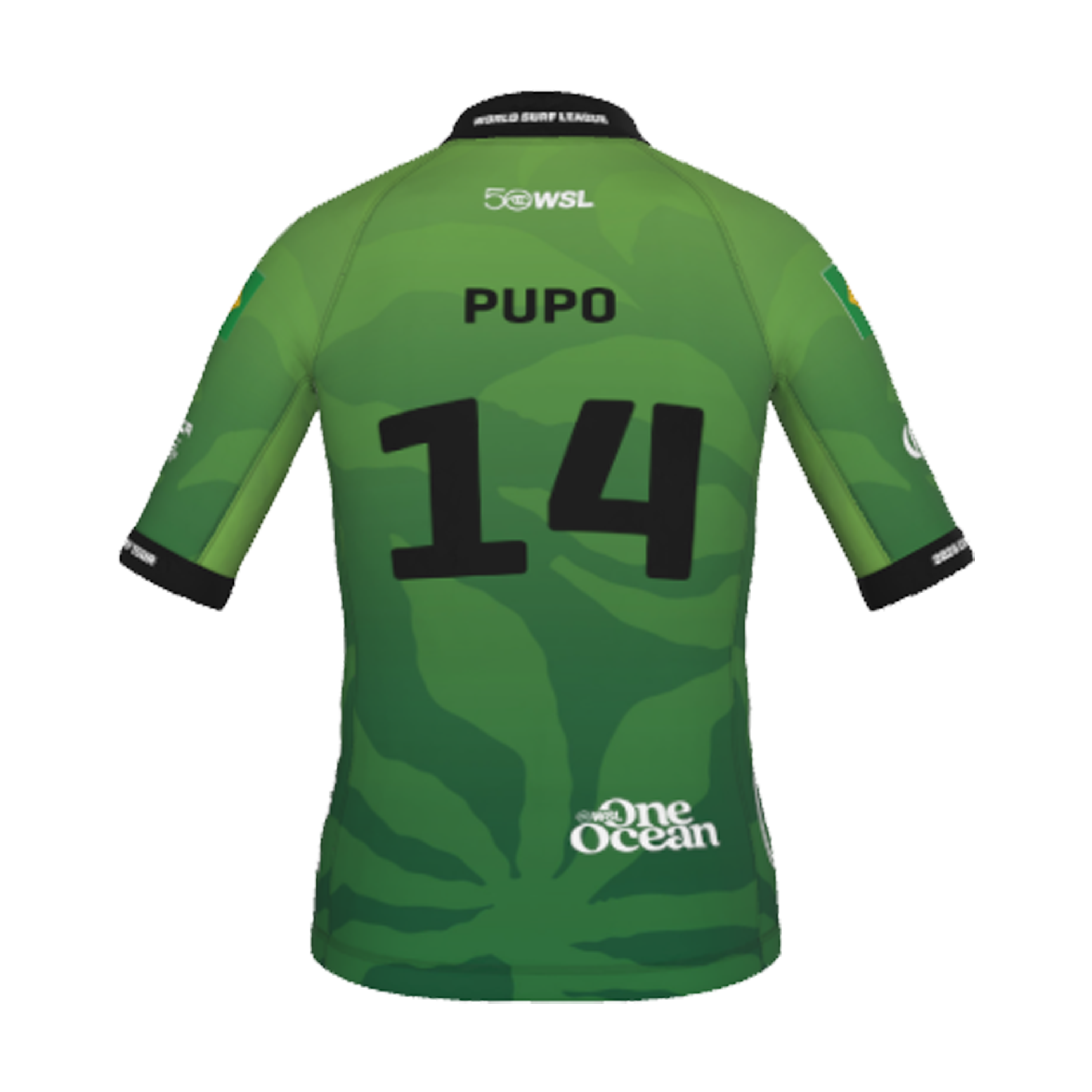 Miguel Pupo Official Jersey - 2026 El Salvador Pro - Youth - Back View - Green