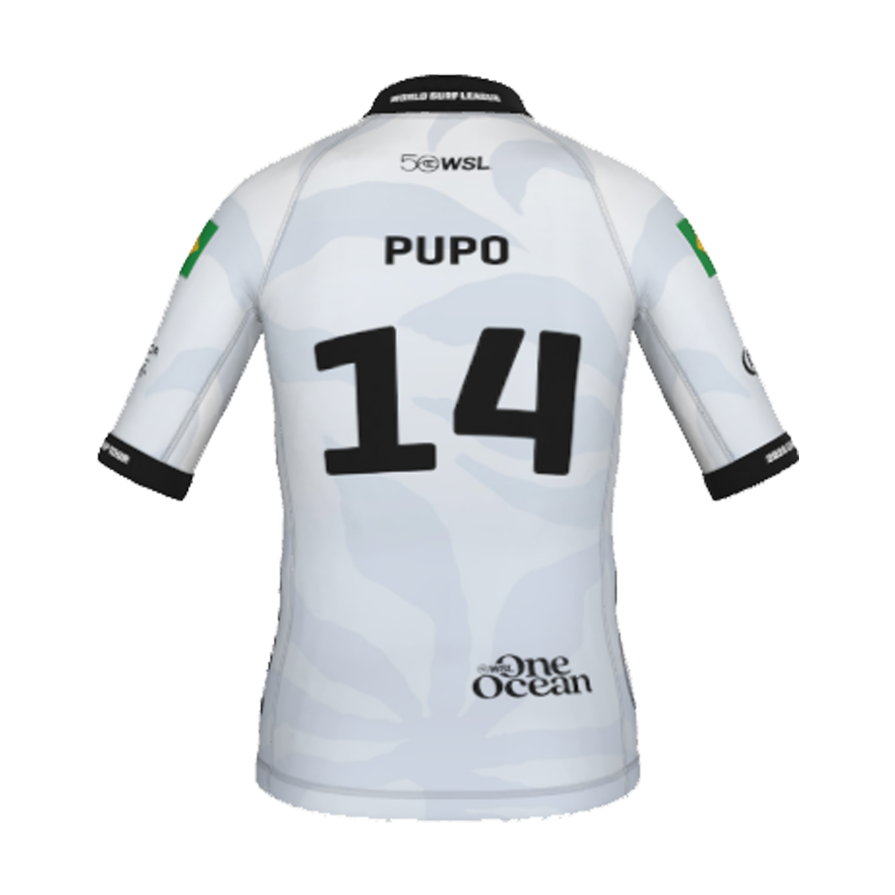 Miguel Pupo Official Jersey - 2026 El Salvador Pro - Youth - Back View - White