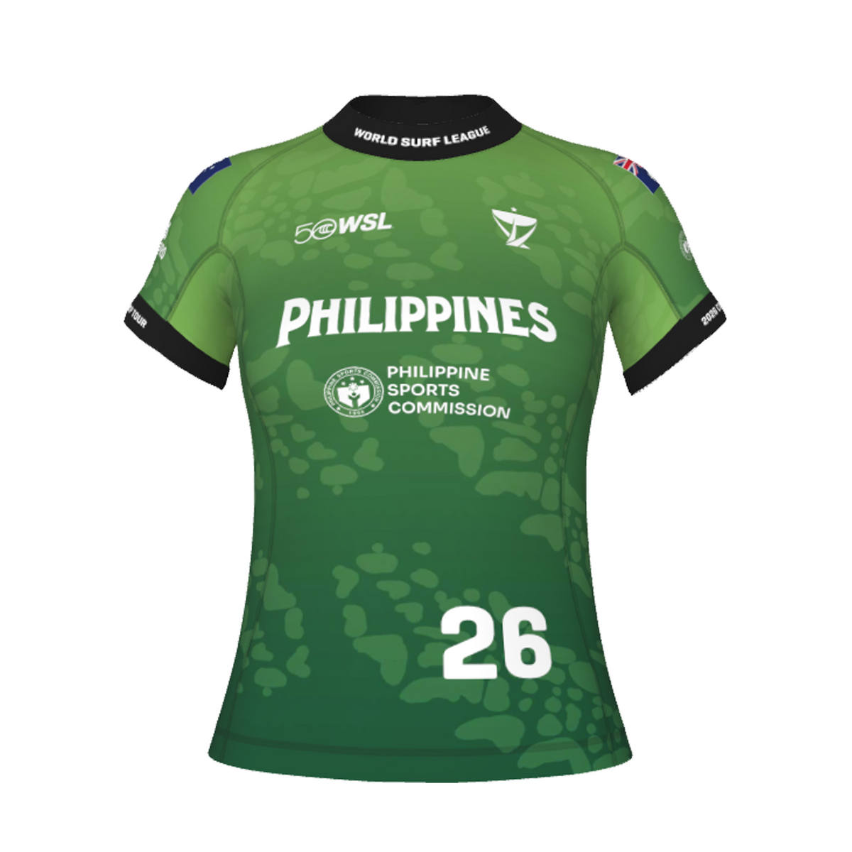 Molly Picklum Official Comp Jersey - 2026 Philippines Pro - Green Front
