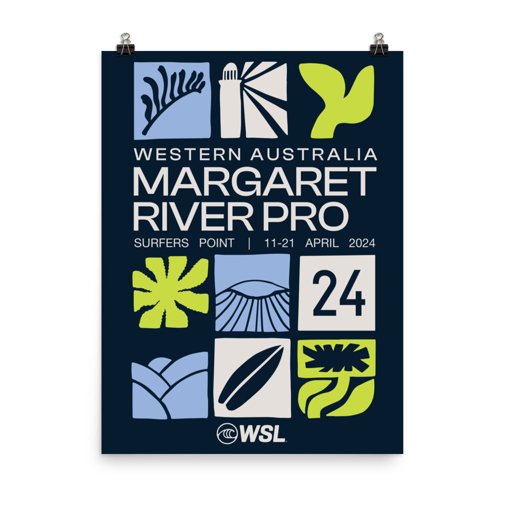 2024 Margaret River Pro Official Poster World Surf League