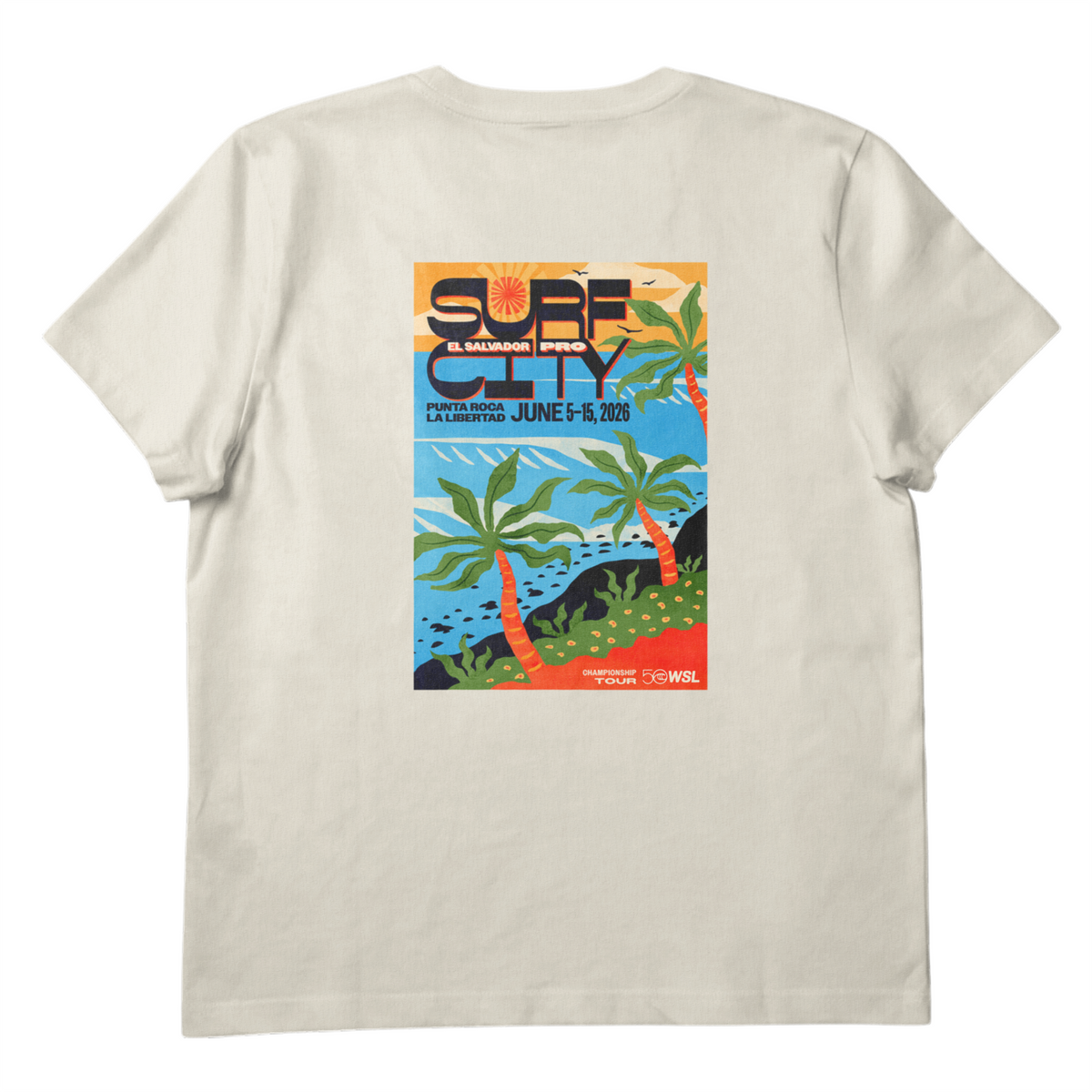 Surf City El Salvador Pro 2026 Women's Tee | WSL Tour – World Surf