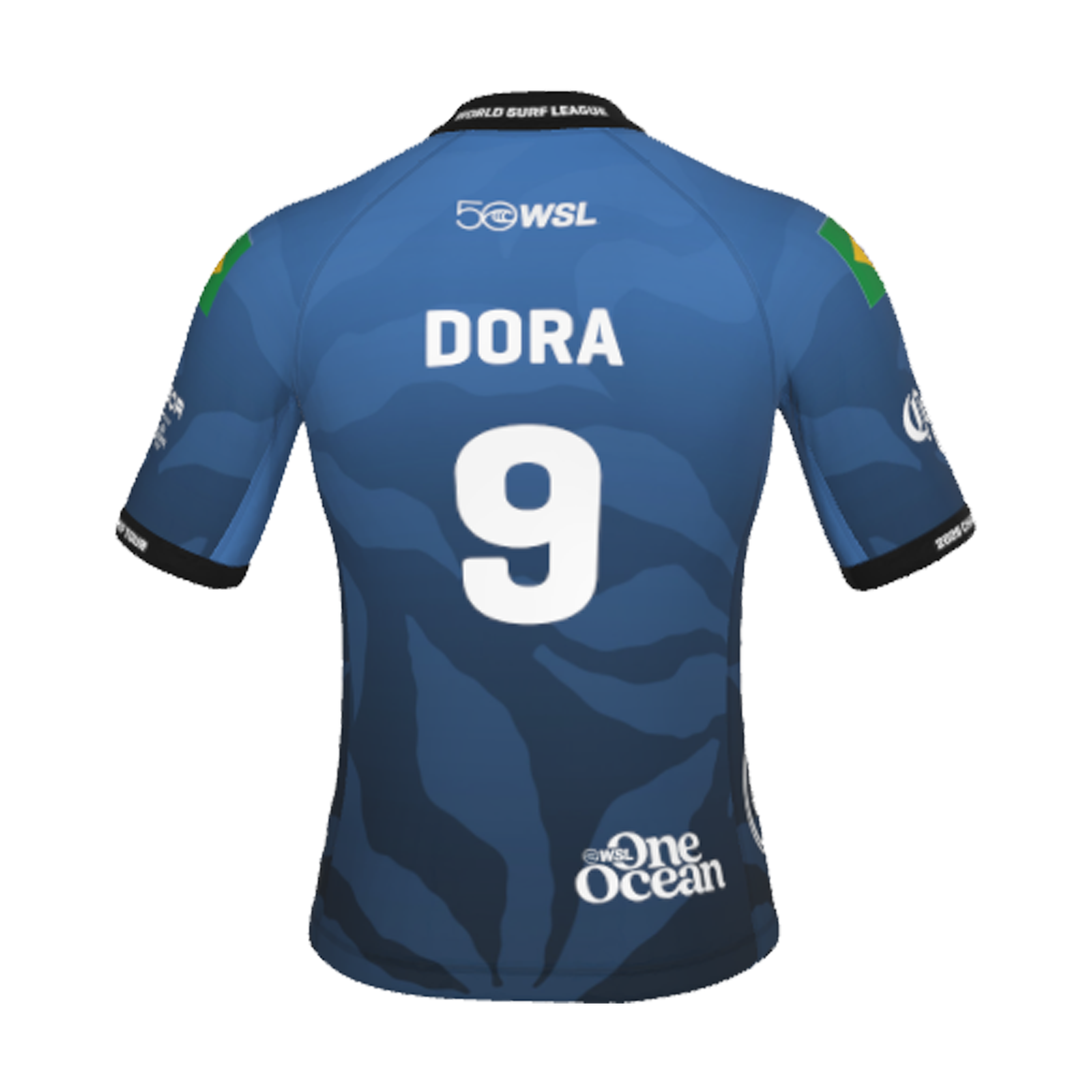 Yago Dora Official Jersey 2026 El Salvador Pro - Back View - Blue