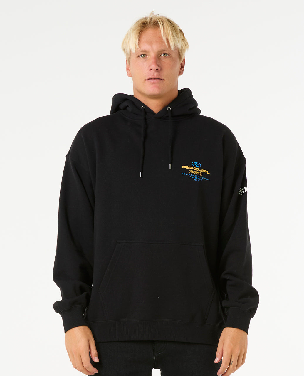2025 Rip Curl Pro Bells Hoodie (Black) – World Surf League