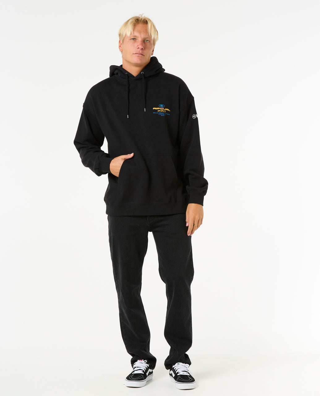 2025 Rip Curl Pro Bells Hoodie (Black) – World Surf League