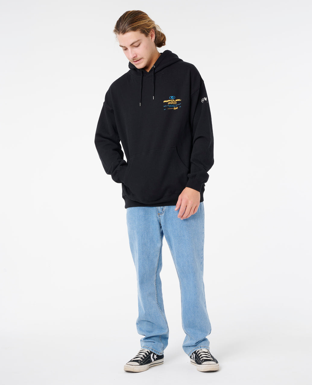 2025 Rip Curl Pro Bells Hoodie (Black) – World Surf League