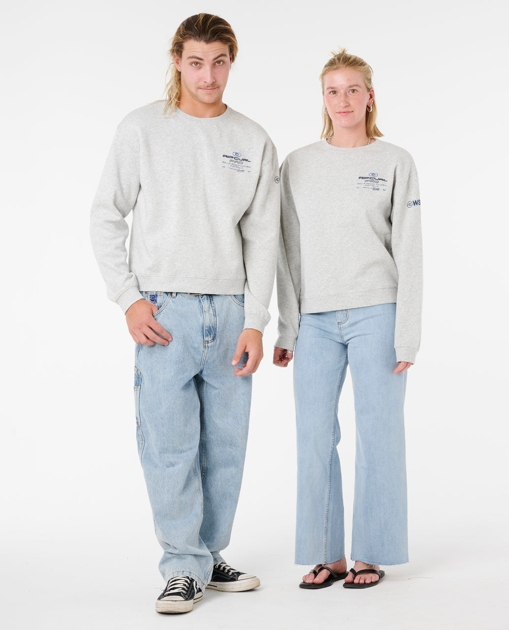 2025 Rip Curl Pro Bells Sweatshirt (Light Grey Heather) – World