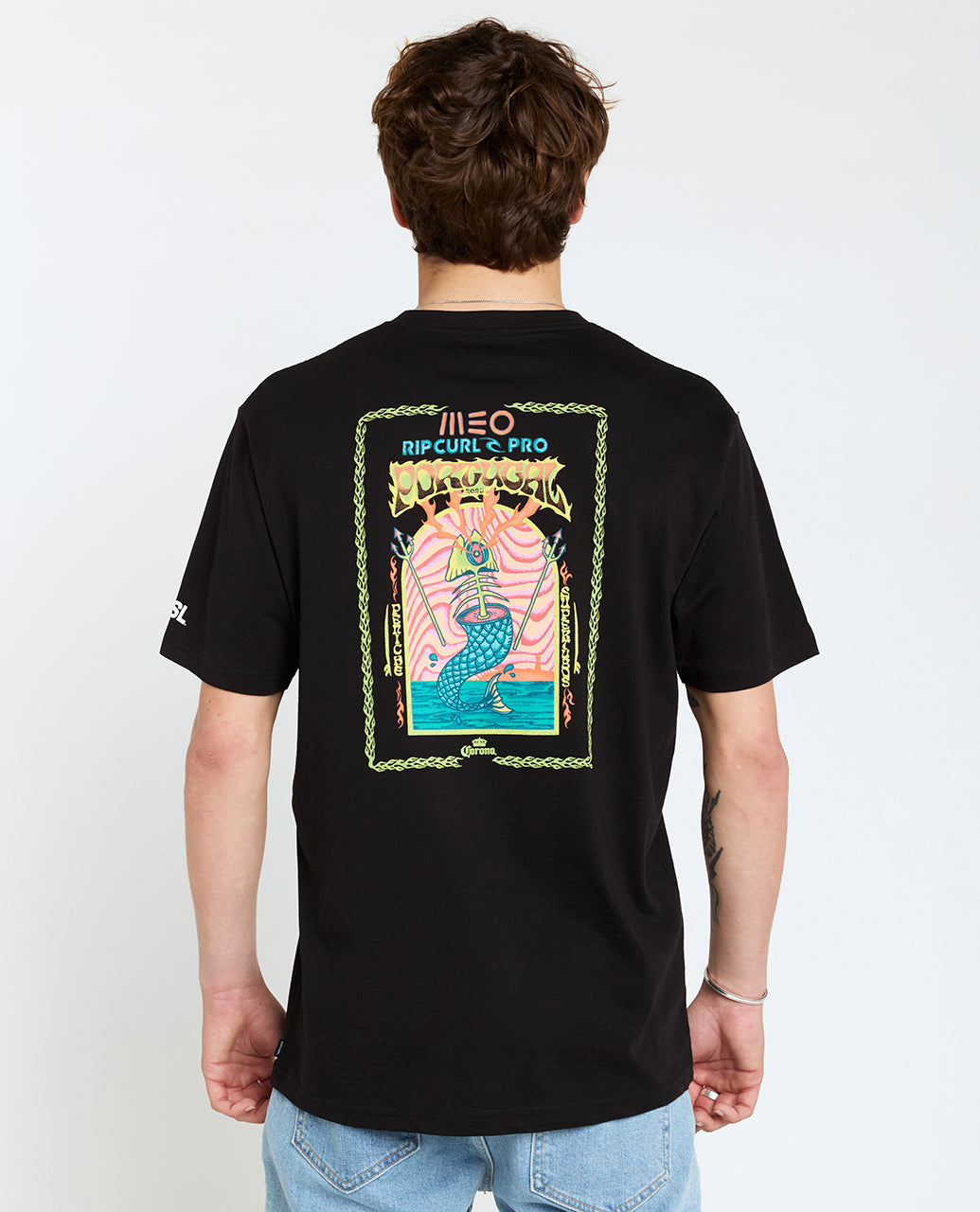2025 MEO Rip Curl Pro Portugal Official Tee (Black) – World Surf