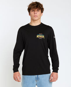 2025 MEO Rip Curl Pro Portugal Long Sleeve Tee (Black)