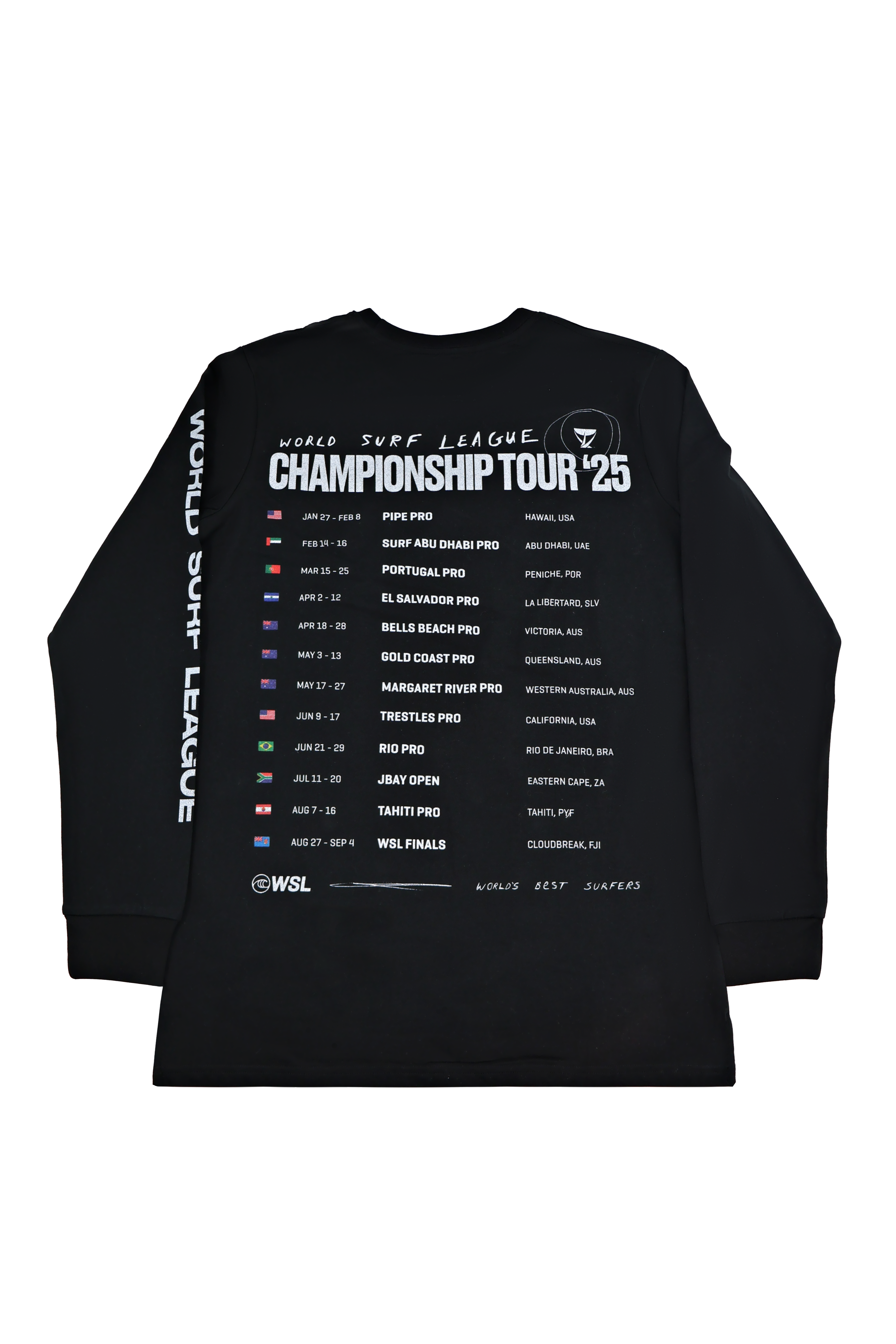 2025 CT Long Sleeve Tee – World Surf League