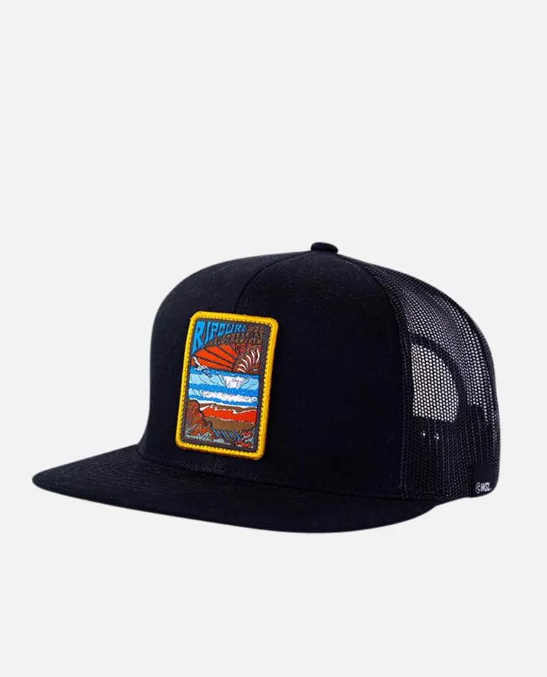 Rip Curl Wetsuit Icon Trucker Cap in Maroon Rip Curl Wetsuit Icon Trucker Cap in Maroon