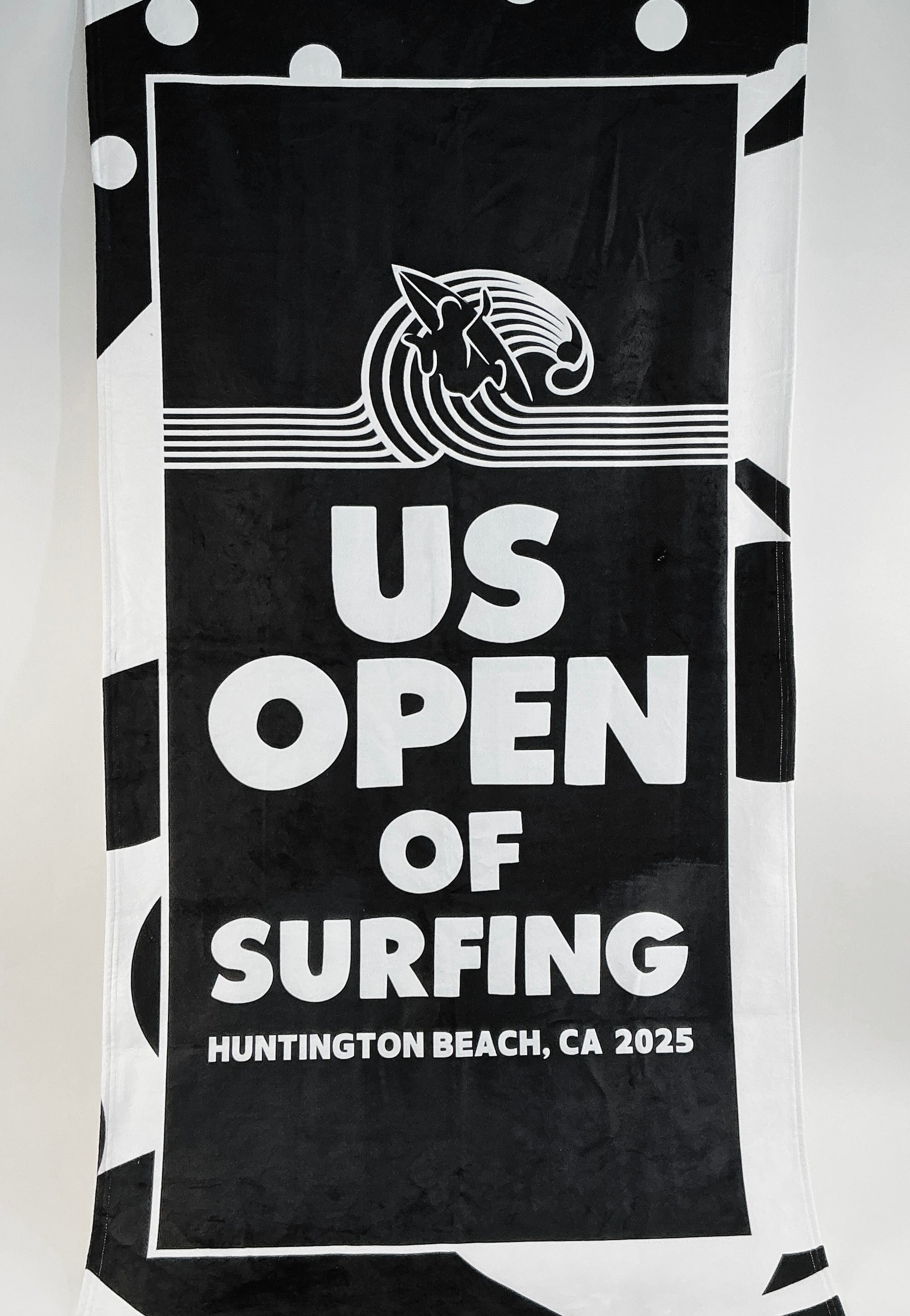 2025 Lexus US Open of Surfing Beach Towel (Black) – World Surf League