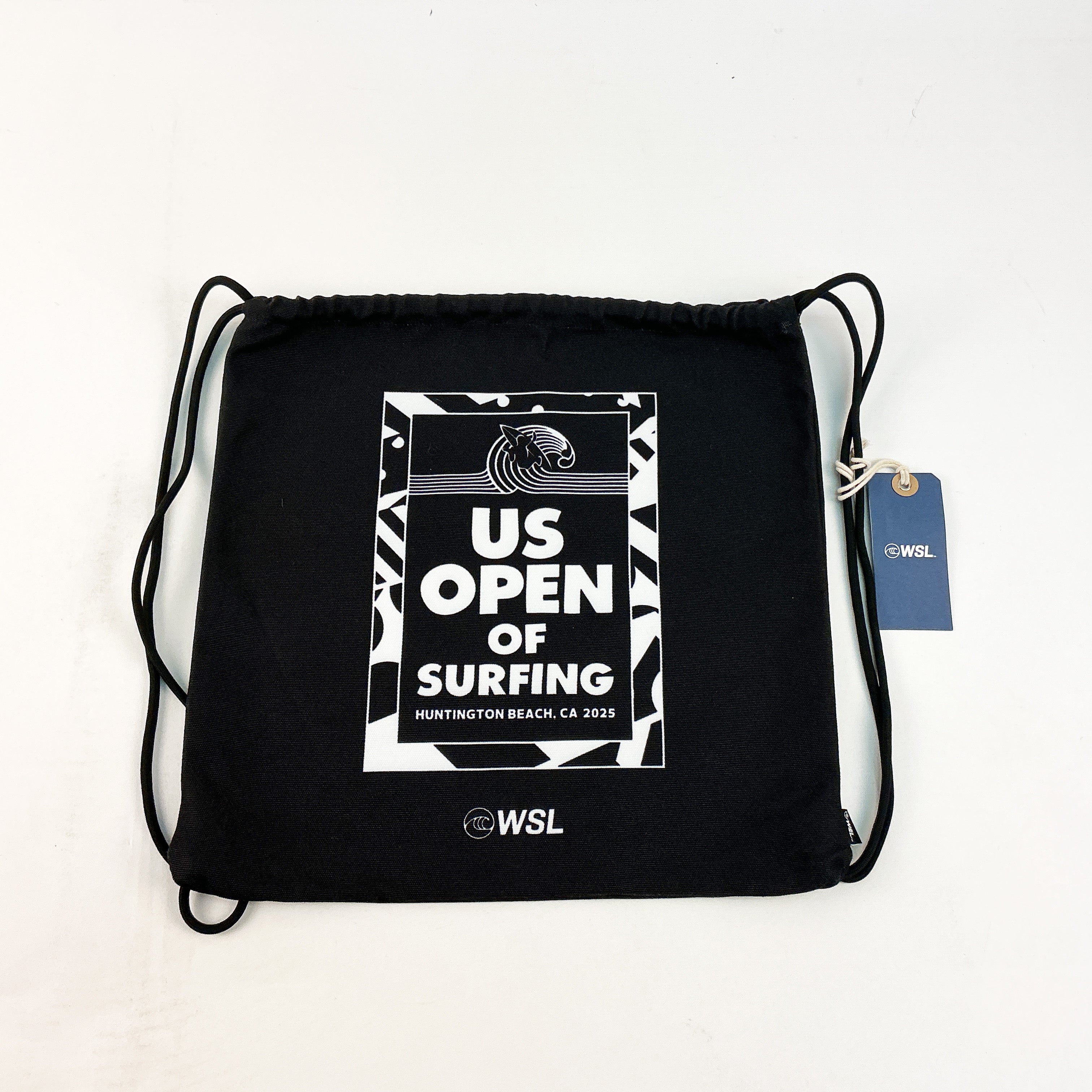 2025 Lexus US Open of Surfing Cinch Bag (Black) – World Surf League
