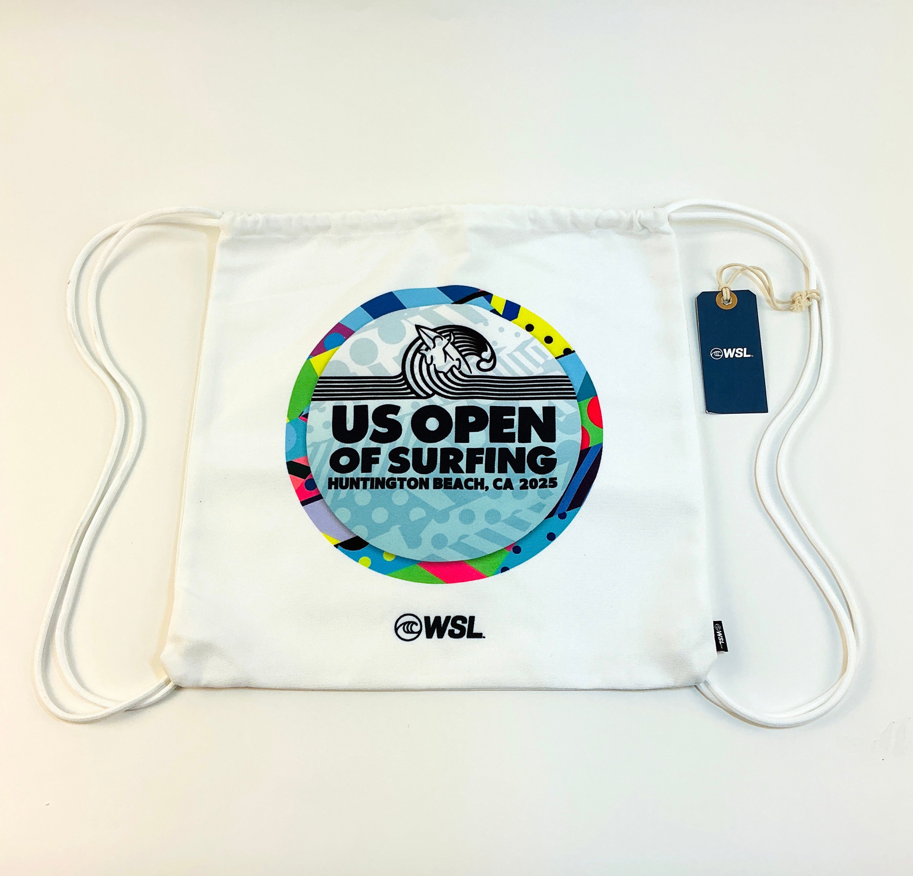 2025 Lexus US Open of Surfing Cinch Bag (White) – World Surf League