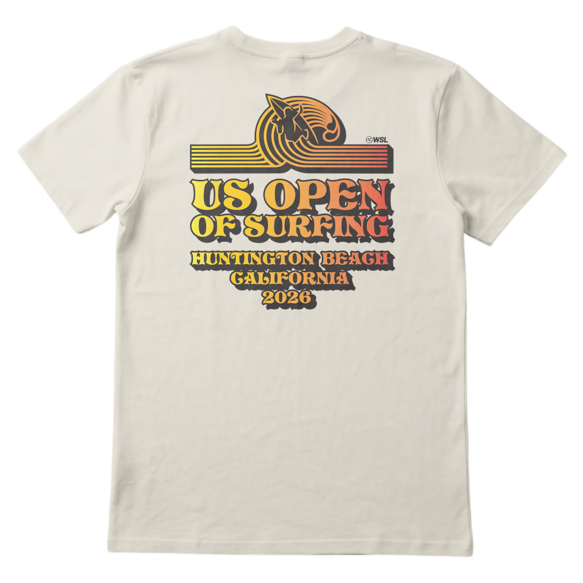 2026 Lexus US Open Surfer TM Poster Tee - Unisex – World Surf League