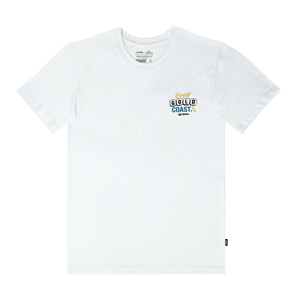 2026 Bonsoy Gold Coast Pro Goldy Tee - Mens front