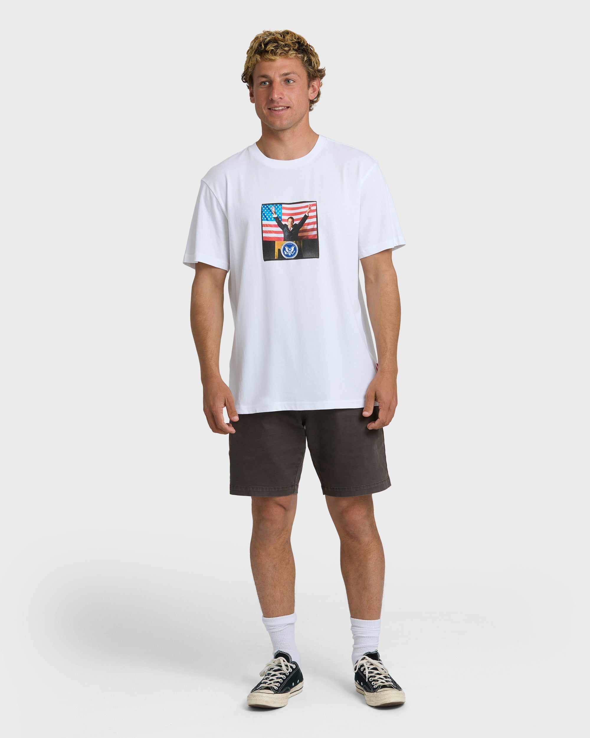 A.I. 4 Pres Premium Short Sleeve T-Shirt - White – World Surf League