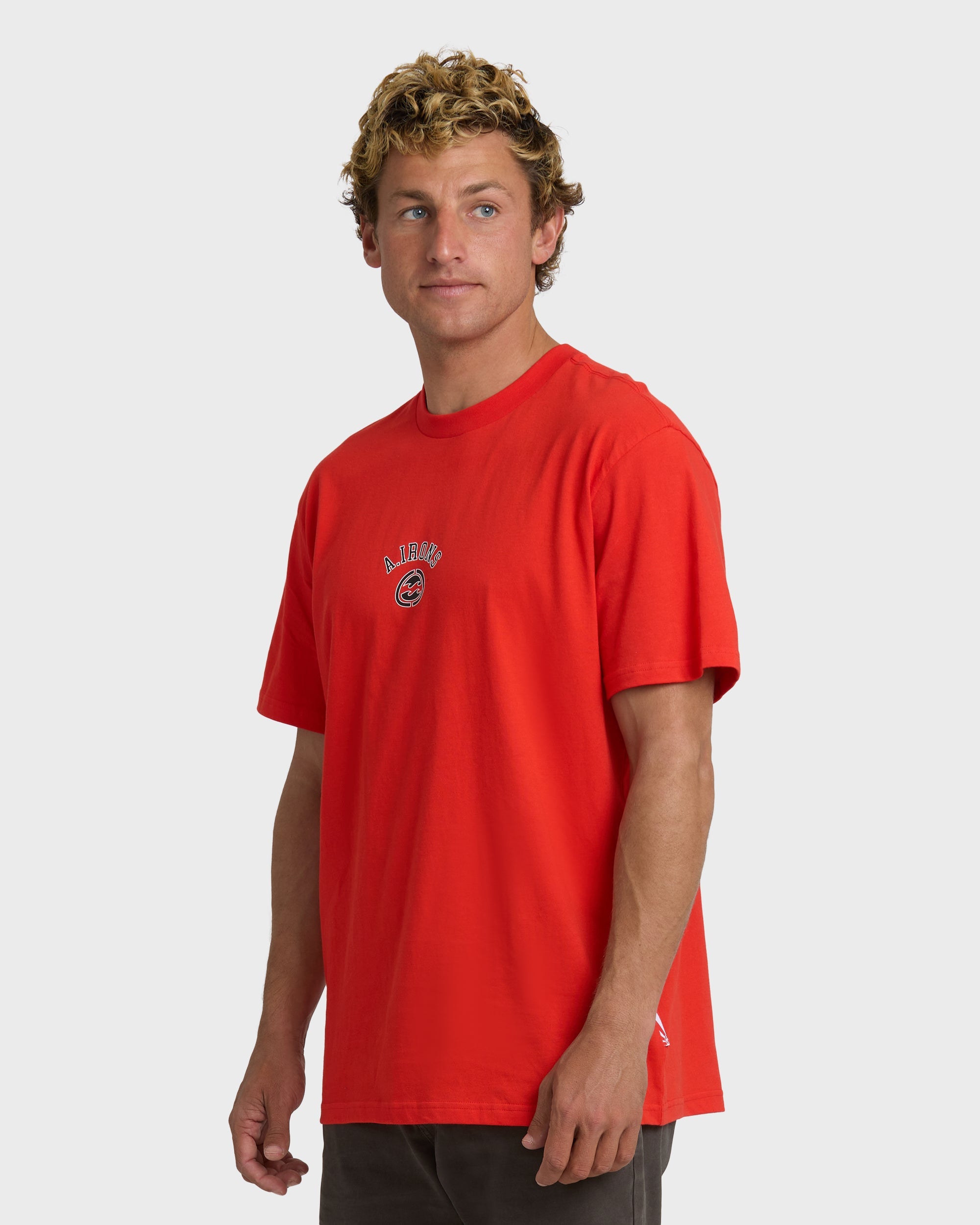 A.I. Bio Wave Premium Short Sleeve T-Shirt - Red – World Surf League