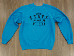 The Vault: Vintage Marui Pro Staff Sweatshirt, 1989