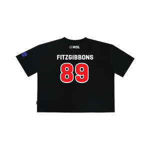 2025 Official Sally Fitzgibbons Crop Jersey Tee