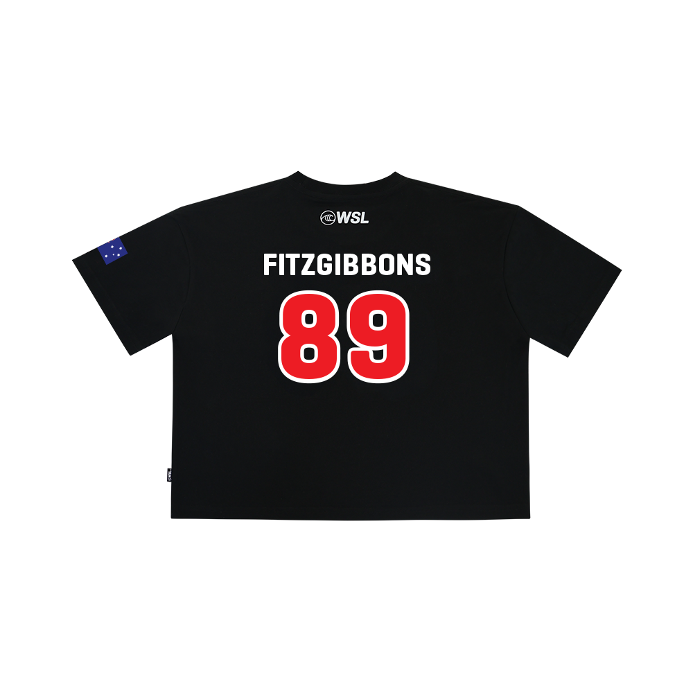 2025 Official Sally Fitzgibbons Crop Jersey Tee