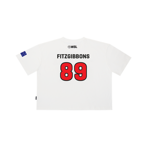 2025 Official Sally Fitzgibbons Crop Jersey Tee