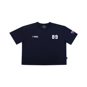 2025 Official Sally Fitzgibbons Crop Jersey Tee