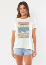 Load image into Gallery viewer, 2025 Gold Coast Pro Women's Poster Tee (White)