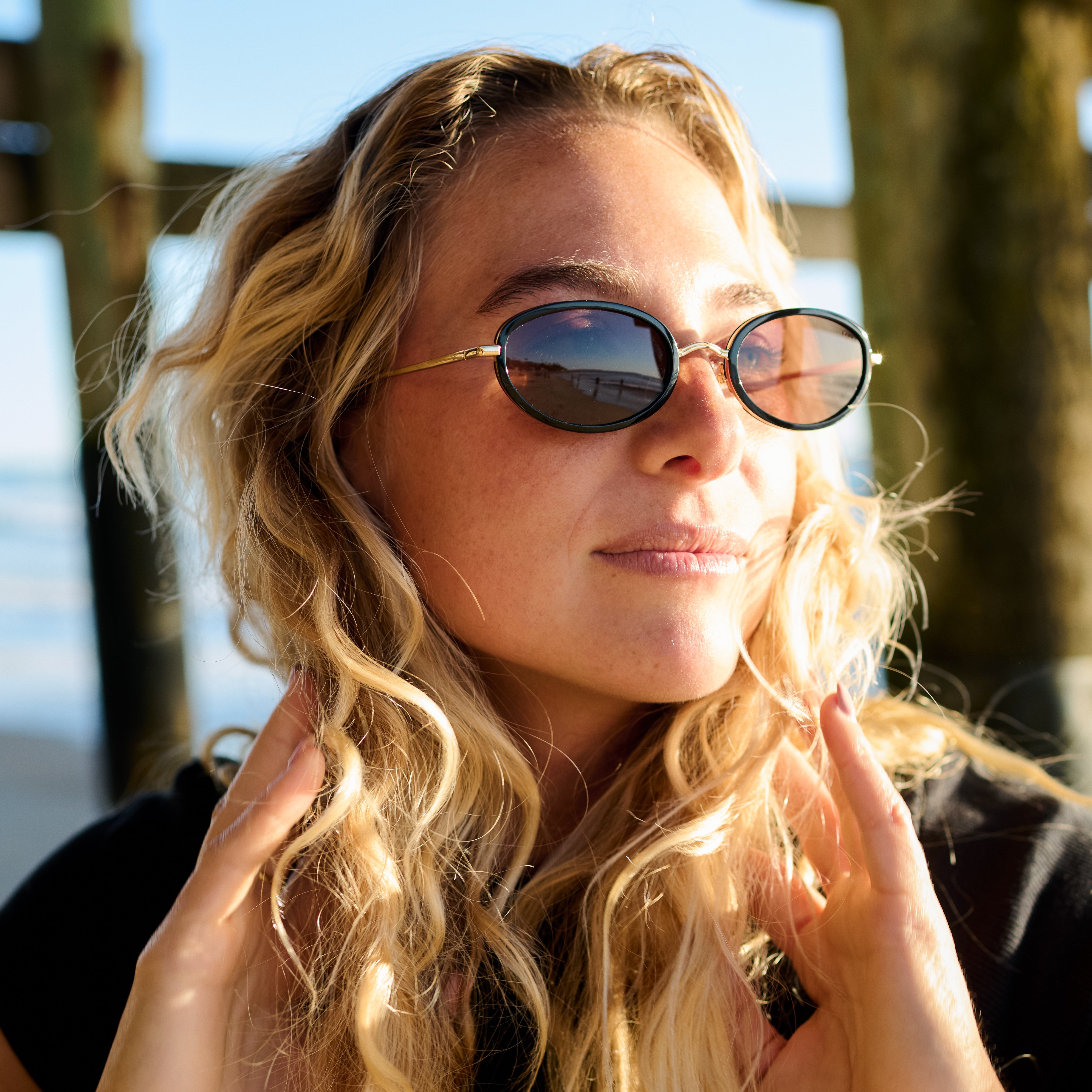 I-SEA ELOISE Oval Polarised Sunglasses – World Surf League